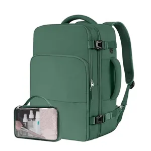 Zaino da viaggio multifunzionale con borsa per cosmetici, grande zaino per laptop da 16 pollici