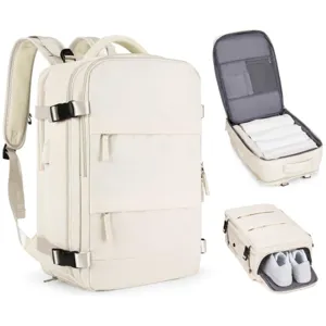 Große Kapazität Reise Rucksack USB Ladeanschluss Wasserdicht Lässig Business Laptop Rucksack Für Damen Herren