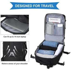 Multifunktionaler, grosser USB Reiserucksack mit Laptopfach und ergonomischem Design.