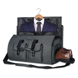 Multifunctional Travel Garment Bag Large Capacity Folding Suit Storage Waterproof Business Duffel Bag For Men Women