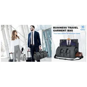 Business travel garment bag large capacity folding suit storage luggage duffel bag for men women