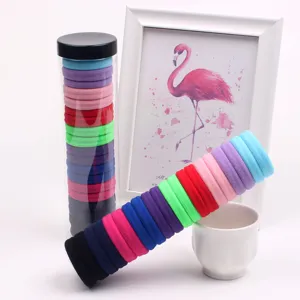 Set 20 Elastici per Capelli Senza Cuciture, Morbidi Scrunchies in Spugna di Maglia.