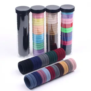 Elastici per Capelli Senza Cuciture Corda in Spugna Lavorata a Maglia Supporto per Coda di Cavallo Fasce Elastiche Minimalista Accessori Capelli