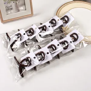 Ensemble de pinces à cheveux marron, pinces à griffes élégantes pour femmes et filles accessoires.