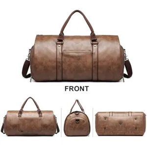 Waterproof travel duffel bag for women men large capacity gym overnight weekend luggage