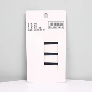 Korean style black metal hair clips set of 3 seamless minimalist hair styling accessories