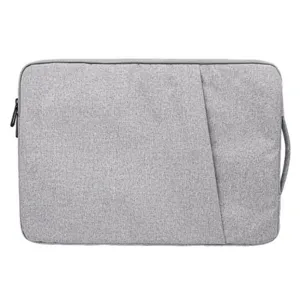 Custodia per laptop grigia impermeabile con maniglia e cerniera per computer portatile