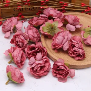 Artificial Silk Rose Flower Heads 5cm DIY Craft Home Wedding Party Floral Decoration Supplies