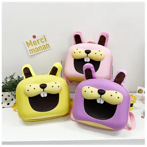 Zaino per bambini con simpatici animali di cartoni animati, perfetto per la scuola.