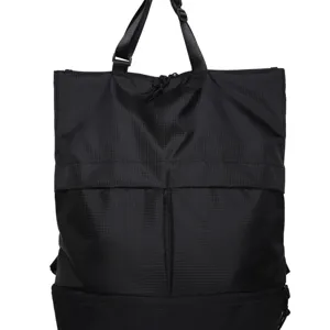Sac à dos multifonctionnel de grande capacité pour hommes et sac d'école décontracté noir