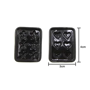 Dollhouse Miniature Black Baking Tray Resin Doll Kitchen Food Accessories Pretend Play Toy Photography Prop