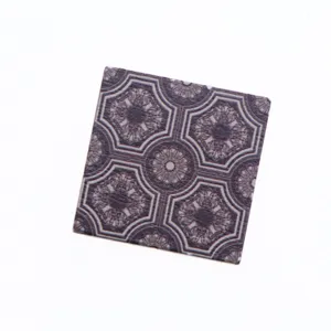 Dollhouse miniature wooden flooring tile vintage geometric pattern micro scene prop