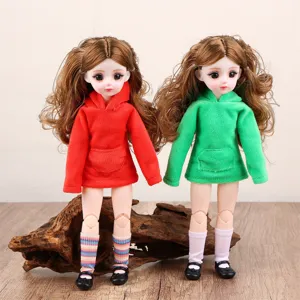 26-30cm doll hoodie clothes set, cute winter outfits for fashion collectible dolls.