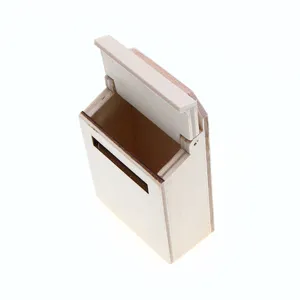 1:12 poupée maison miniature boîte aux lettres en bois accessoire pour micro scène détail