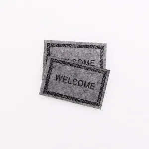 tapis de bienvenue feutre miniature maison de poupée 1:12 accessoire de photographie décor
