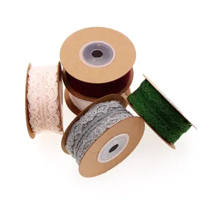 Polyester spitzenband spitze band fuer naehen kleidung hochzeit kleid blumen verpackung.