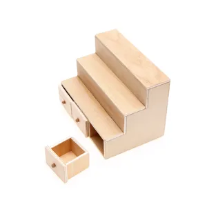 1:12 miniatur holz display schrank puppenhaus möbel modell mehrstufige aufbewahrung detail