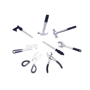 Dollhouse Miniature Alloy Tool Set Micro Repair Tools Model Doll House Accessories Simulation Hardware Toys