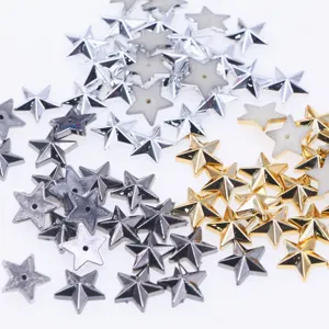 Acrylic Flatback Five Pointed Star DIY Decorative Clothing Accessories Jewelry Findings