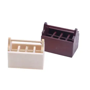 Dollhouse Miniature Wooden Toolbox Mini Pine Wood Storage Box Doll House Photography Props Classical Home Decor