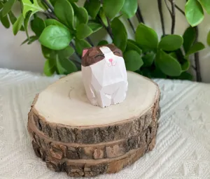 Handmade wooden cat figurine cute desktop animal ornament miniature carving sculpture decor gift