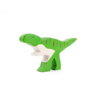 Houten dinosaurus dier figuur houten speelgoed bureau decoratie kind cadeau natuur