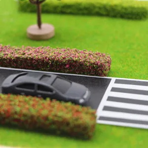 Miniatura arbusto tira planta micro paisaje parterre de flores artificial jardín muñecas