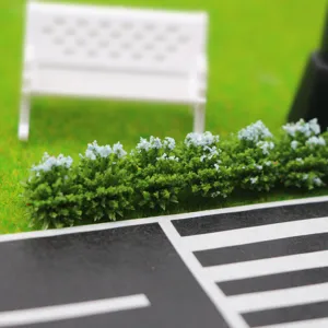 Poppenhuis miniatuur simulatie struik strip plant ornament zandbak scène tuindecoratie