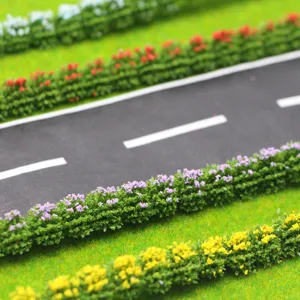 Miniatuur poppenhuis landschap simulatie struik strip plant ornamenten voor zandbak bloembed decor.