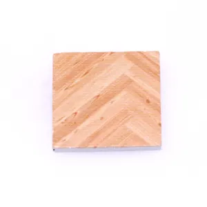 Miniatura casa delle bambole pavimento in legno supporto OB11 retro venatura legno.