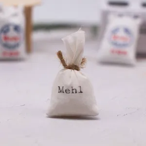 Puppenhaus Mini Mehlbeutel Puppenhausküche Ornament süßes winziges Essspiel Zubehör