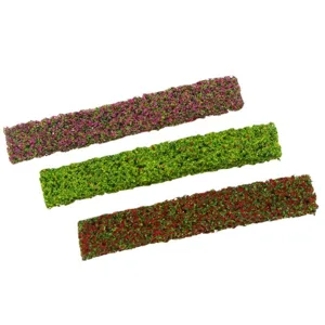 Tiras de arbustos en miniatura para jardín de hadas de casa de muñecas, parterre de micropaisaje.