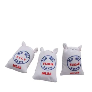 Set di sacchetti in miniatura farina sale zucchero casa delle bambole cucina decoro