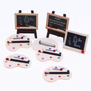Puppenhaus Miniatur Holz Tafel Palette Staffelei Heimdekoration Miniatur Puppenhaus Modell Spielzeug