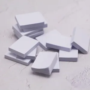 Dollhouse miniature blank books model, cute white paper tiny book props for dollhouse scenes.