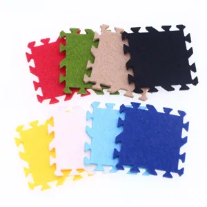 Tappeto Puzzle Non Tessuto in Miniatura per Casa delle Bambole Bambola BJD Micro Scena Tappetino Accessori Modello Decorazione