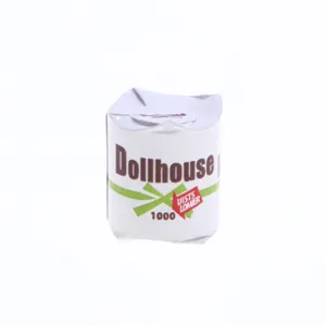 Miniatur Puppenhaus Toilettenpapier Rolle Modell für Mikro Landschaft Dekoration.