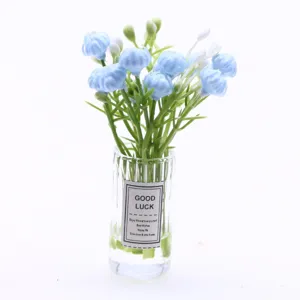 Puppenhaus Miniatur künstliche Blume Vase Mikro Landschaft Heimdekoration Desktop Zubehör.
