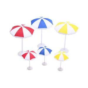 Miniatures parasols de plage pour decoration de paysage micro succulent et scene de bac a sable