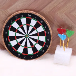 Miniatur Dartboard Set Puppenhaus Spielzeug Mini Sport Zubehör Diorama Dekoration
