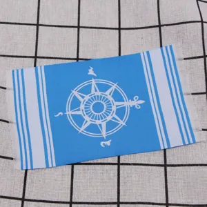 Miniature ocean series dollhouse carpet floor decor, cute blue woven rug for dollhouse miniature scene.