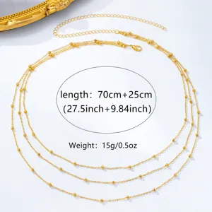 Gepolsterte goldene Taillenkette Schmuck, bohemische Strand Bikini Bauch Kette Damen.