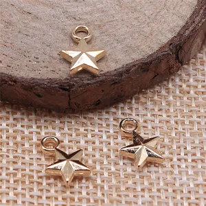 Vintage Zinklegierung Sternform Charms Anhänger Für DIY Schmuckherstellung Materialien Galvanisierte Metall Anhänger Für Ketten
