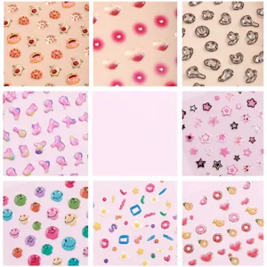 5D Cartoon Jelly Stickers DIY Scrapbook Waterproof Deco Stickers Cute Kawaii Stationery