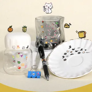 5D embossed cartoon cute stickers DIY decorative stickers for phone cases cups and stationery