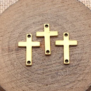 Vintage Zinklegierung Kreuzverbinder Charms Für DIY Schmuckherstellung Halsketten Armbänder Religiöse Anhänger Zubehör Retro Stil
