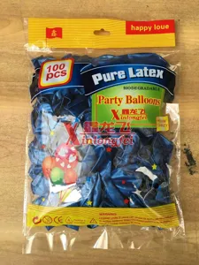 Wholesale 100pcs blue latex balloons pearlescent party wedding birthday decorative balloons