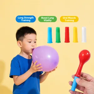Latex Ballon Vitalkapazität Trainer Set Erwachsene Kinder Atemmuskelübung Atemtraining Werkzeug Party Ballons