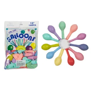 12 Zoll Macaron Latex Luftballons 100 Stueck Bunte Ballons fuer Hochzeit Party Geburtstag Deko