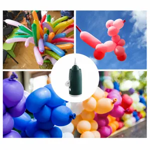 Portable balloon pump for long magic balloons, easy to use handheld inflator tool for party.